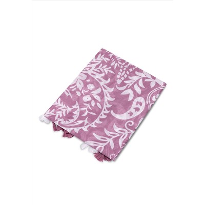 600998 Женский палантин, цвет лиловый