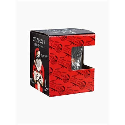 Стакан гранёный с пулей «Новый год», 250 мл