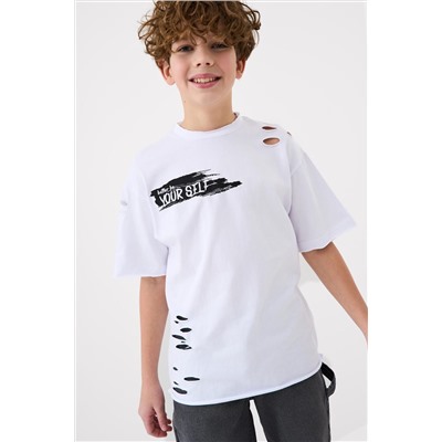 Фуфайка трикотажная для мальчиков (футболка) PLAYTODAY, 1240289