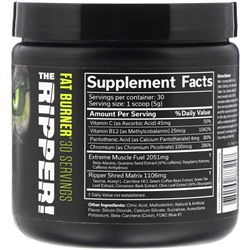 JNX Sports, The Ripper, жиросжигающая добавка, лайм, 150 г (5,3 унции)
