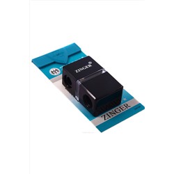 Zinger Точилка для косметического карандаша двойная / SH-24, пластик, черный KRISTALLER, 1127680