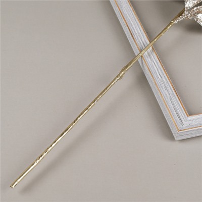 Ветка декоративная 73 см золото лист / SA23590 /уп 360/