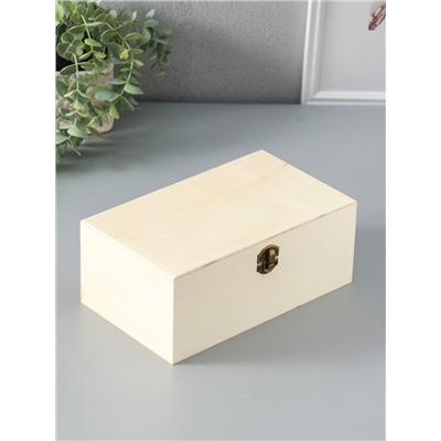 Шкатулка для росписи дерево «Прямоугольная», замок пряжка, 23.5×14×9.5 см