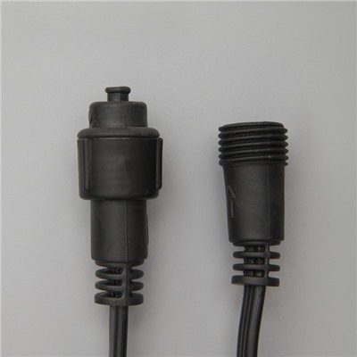 УЦЕНКА Гирлянда «Занавес», 2×3 м, IP44, УМС, 760 LED, 220 В, тёмная нить, свечение синее