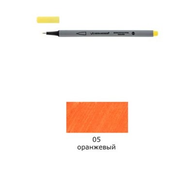 Ручка капиллярная (линер) 05 оранжевый/orange 0.4 мм SKY-01 VISTA-ARTISTA