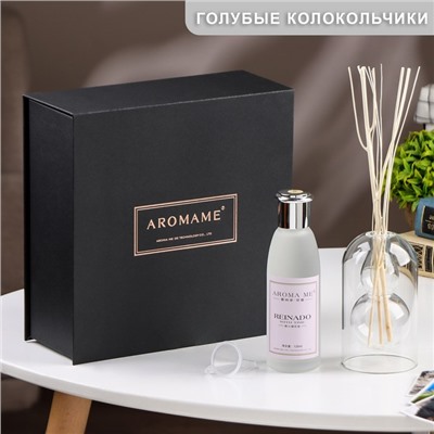 Диффузор ароматический в подарочной упаковке Aromame, голубые колокольчики, 120 мл