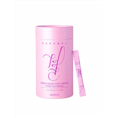 Lemona Морской питьевой коллаген с витамином C в саше 2гр x 60шт (розовый) GYEOL Collagen Plus