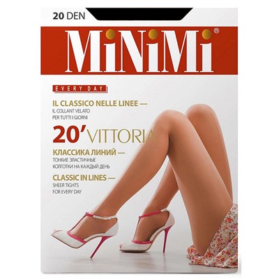 Колготки MiNiMi Vittoria 20 den (nero, 4)