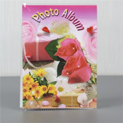 Фотоальбом 36 фото 10х15 Цветы / 105F /уп 12/720/ микс