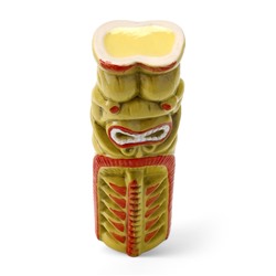 Стакан для коктейлей «Тики», 350 мл, йети, керамика, жёлтый