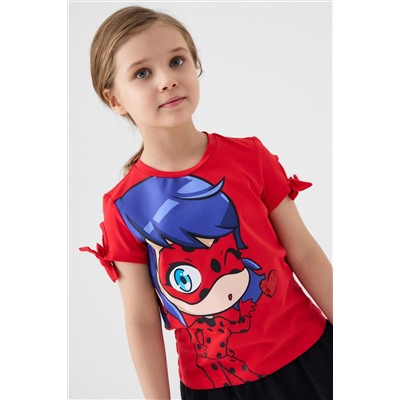 Джемпер трикотажный для девочек (футболка) PLAYTODAY, 1243844