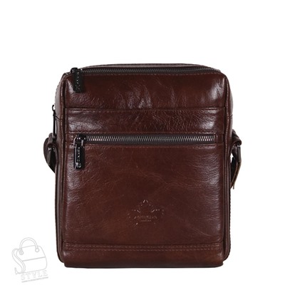 Сумка мужская кожаная 6881-2Z brown Zinimxs