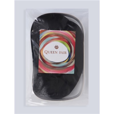 Парик искусственный, с чёлкой, каре, имитация кожи, 16 см, 160 г, каштановый