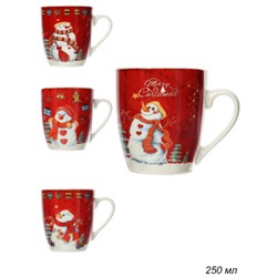 Кружка новогодняя 250 мл / X614 /уп 96/