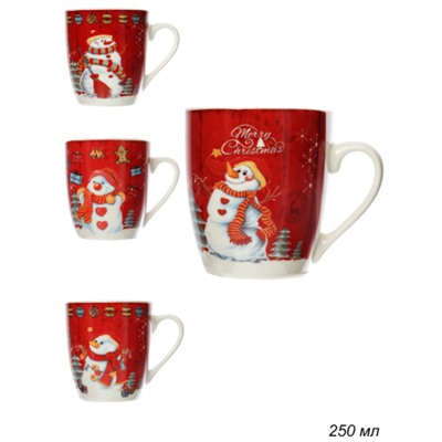 Кружка новогодняя 250 мл / X614 /уп 96/