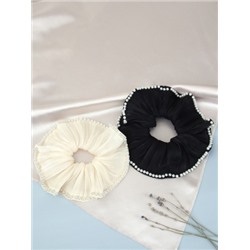 Резинка для волос / 702 /уп 40/ (Бежевый)