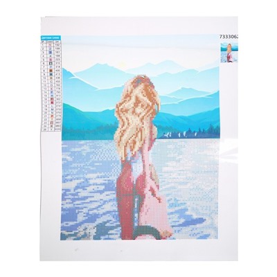 Алмазная мозаика с частичным заполнением на холсте «Следуй за мной», 30×40 см