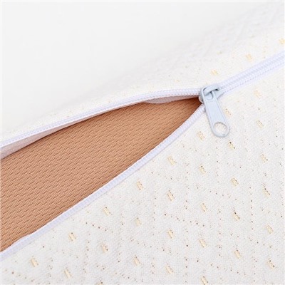 Подушка ортопедическая НТ-ПС-06, с эффектом памяти, размер 48×35×10/7.5 см