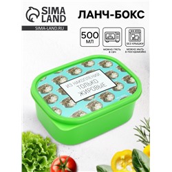 Ланч - бокс прямоугольный «Накопления», 500 мл