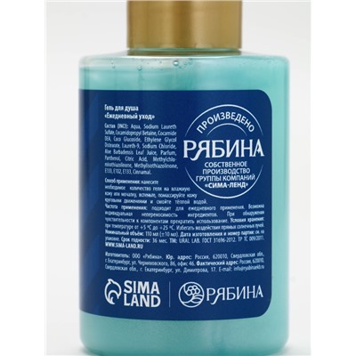 Новогодний подарочный набор косметики «Уютной зимы», гель для душа 110 мл и крем для рук 30 мл, URAL LAB