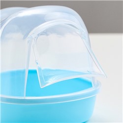 Туалет для грызунов фигурный «Пижон», 13×10×10 см, синий