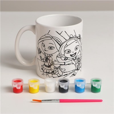 УЦЕНКА Кружка для росписи «Сказочный патруль»(краски, кисточка) 100PAINTMUG-SP