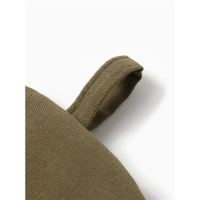 Грелка на чайник Этель Kitchen, 28×28 см, 100% хлопок, саржа 220 г/м², зелёная