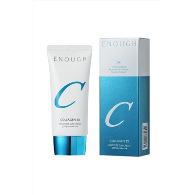 Enough Солнцезащитный крем для лица с коллагеном / Collagen 3X Moisture Sun Cream SPF50 PA+++, 50 мл KRISTALLER, 1107779