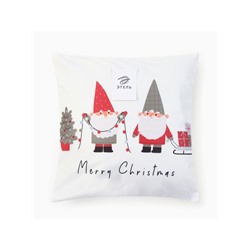 Наволочка декоративная новогодняя «Этель. Гномики» 40×40 см