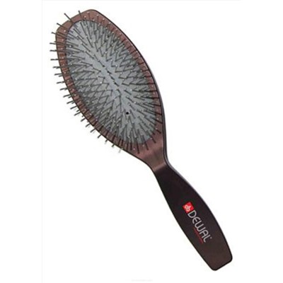 Dewal Расчёска массажная для волос / Coffee BR-6306, коричневый 3273