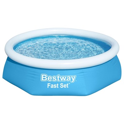 УЦЕНКА Бассейн надувной Bestway Fast Set 57448/57494, 244×61 см, круглый