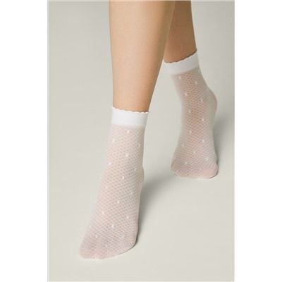 CONTE Тонкие носки в горошек на сетке MONA CONTE ELEGANT, 1234338