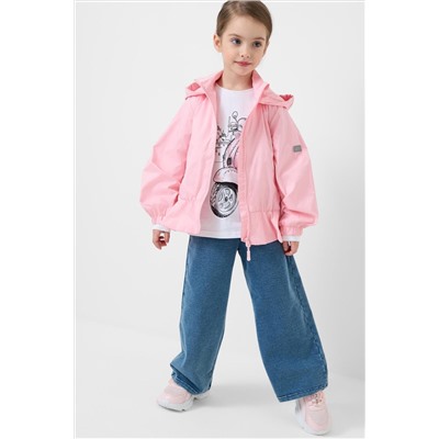 Куртка текстильная с полиуретановым покрытием для девочек (ветровка) PLAYTODAY, 1243046