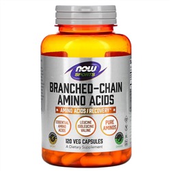 Now Foods, Sports, Branched-Chain Amino Acids, 120 Veg Capsules