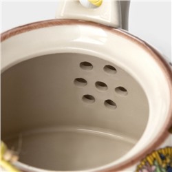 Чайник заварочный «Веера», 900 мл, металлический фильтр, керамика