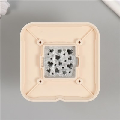 Дырокол фигурный рисунок 3.8×3.8 см «Россыпь сердец», 6.1×6.1×4.1 см