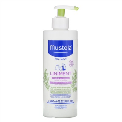 Mustela, Baby, Liniment Diaper Change Cleanser, 13.52 fl oz (400 ml)