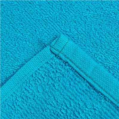 Салфетки махровые декоративные «Этель. Сердечко», 4 шт., 30×30 см, хлопок 100%, голубые