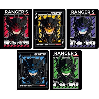 Тетрадь  48л клетка "Рейнджеры" 14682/5 Academy style