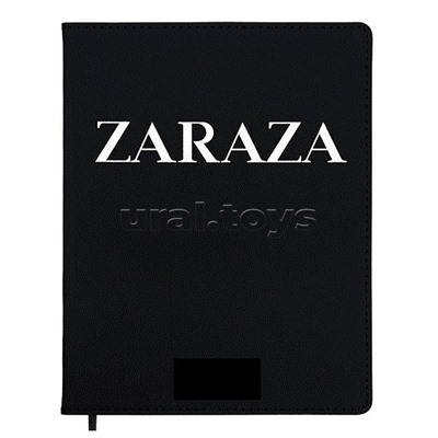 Записная книжка 160л. клетка "ZARAZA" A5 (140 ммx205 мм)