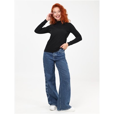 Рута - водолазка черный