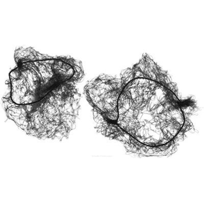 Dewal Сеточка-паутинка для создания причёсок малая СЕ050, черный, 2 шт. 1931