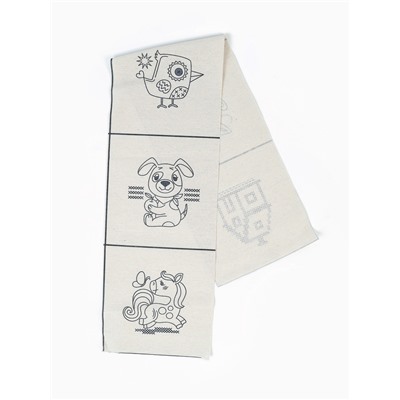 Набор для творчества. Вышивка на холсте «Первые стежки»