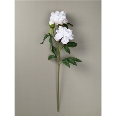 Цветок искусственный Пион белый 76 см / RF-6068 /уп 24/240/