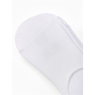 Набор спортивных подследников с компрессией, 3 пары, размер 42-45, белый