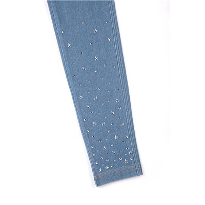 Трикотажные CONTE ALANY NEW Ультрамодные джеггинсы с россыпью из стразов