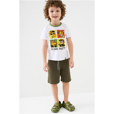 Комплект трикотажный для мальчиков: фуфайка (футболка), шорты PLAYTODAY, 1240656