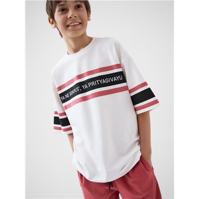 Комплект трикотажный для мальчиков: фуфайка (футболка), шорты