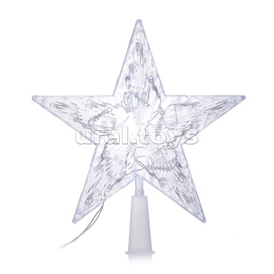 Электрогирлянда-наконечник "Звезда" светящаяся, цветная