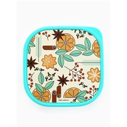 Ланч - бокс новогодний «Апельсин», 700 мл